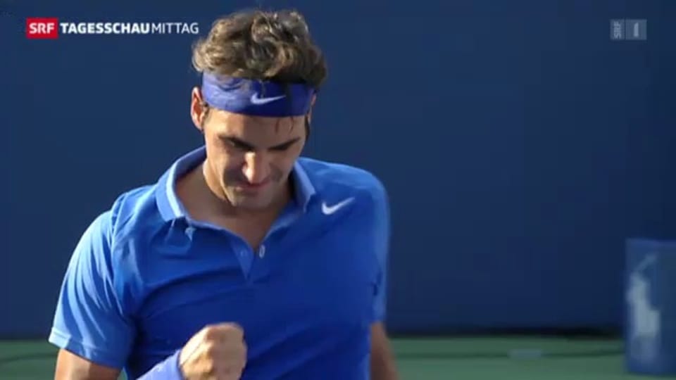 Roger Federer startet erfolgreich («tagesschau»)