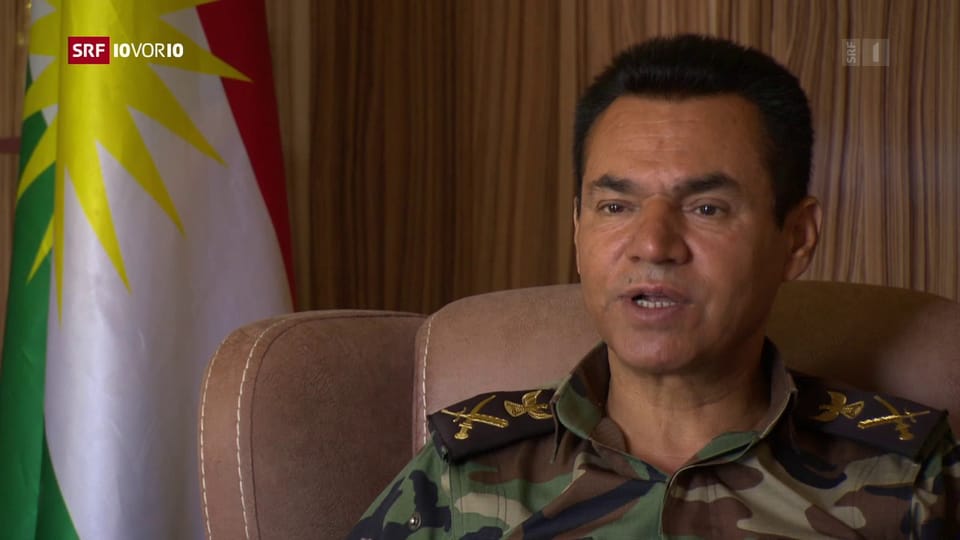 Saeed Hazhar, Brigadegeneral der Peschmerga: «Der IS bewegt sich in aller Offenheit»