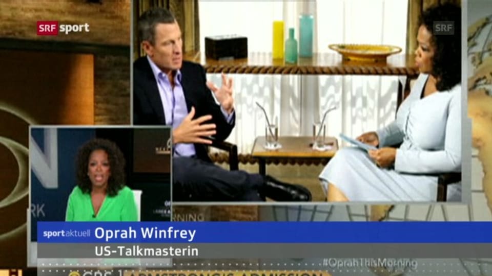 Rad: Lance Armstrongs Doping-Beichte bei Oprah Winfrey («sportaktuell»)