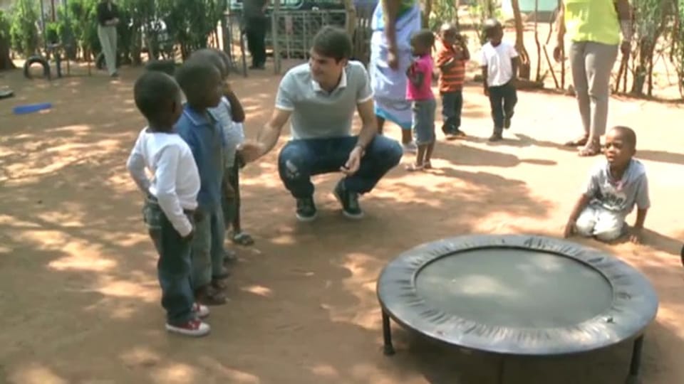 Roger Federer: Wohltätige Mission in Südafrika
