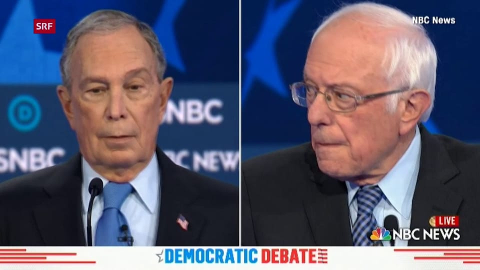 Bloomberg: «Ich glaube nicht, dass Sanders eine Chance gegen Trump hat.»