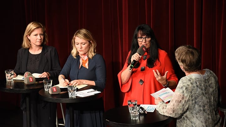 Vorstellungsrunde 1: Christa Markwalder (FDP), Kathrin Bertschy (GLP), Marianne Streiff (EVP)