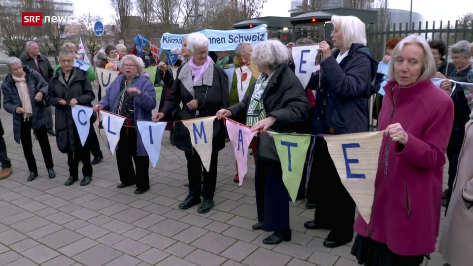 Seniorinnen klagen wegen ungenügendem Klimaschutz vor dem Europäischen Gerichtshof gegen die Schweiz