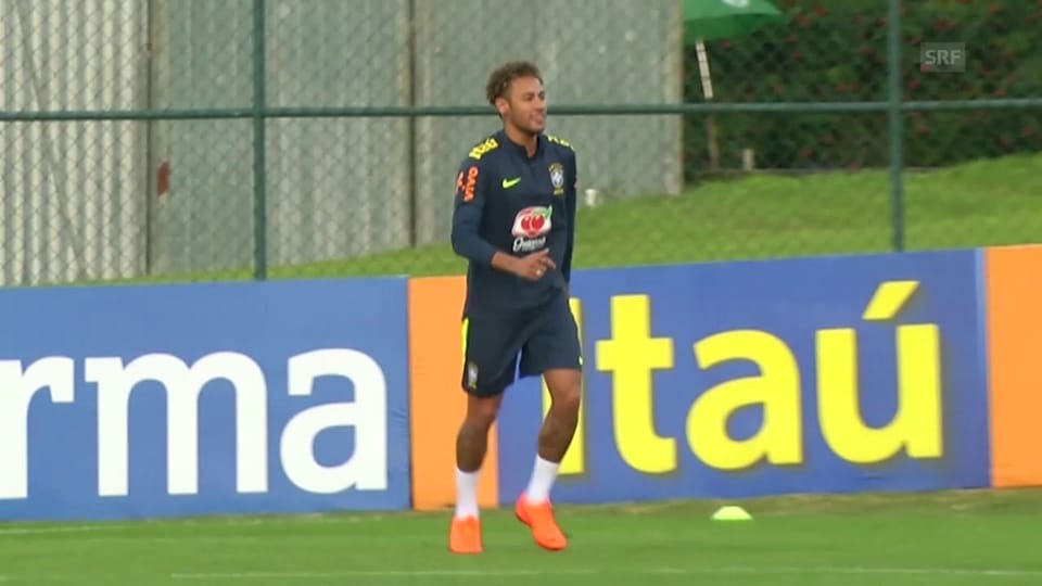 Neymar steht wieder auf dem Trainingsplatz
