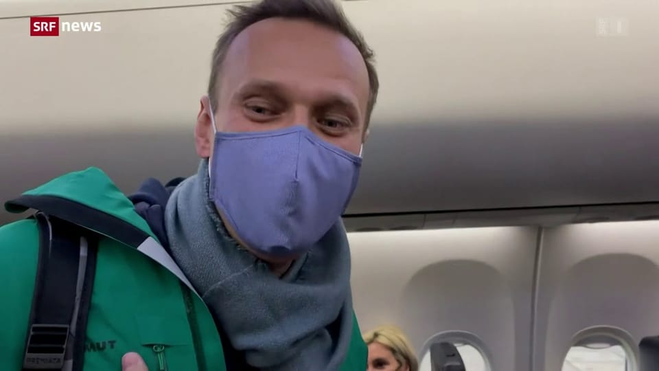 Nawalny nach Rückkehr in Moskau festgenommen