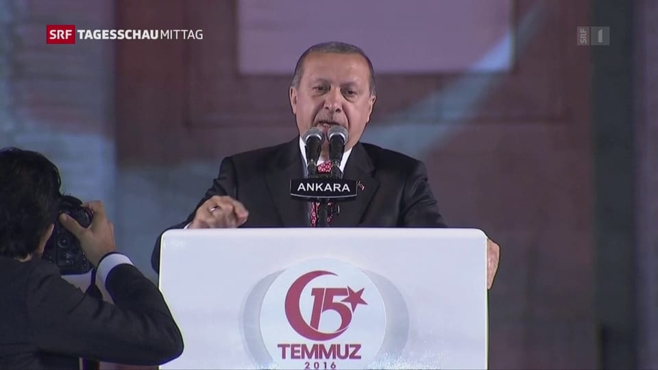 Erdogan zeigt sich in Ansprache gnadenlos