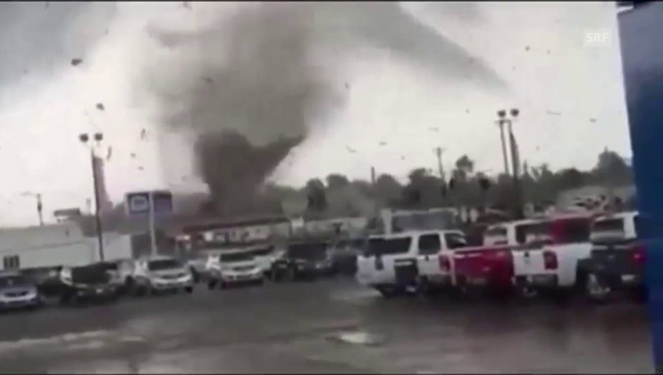 Wie ein Tornado in Kentucky City wütete