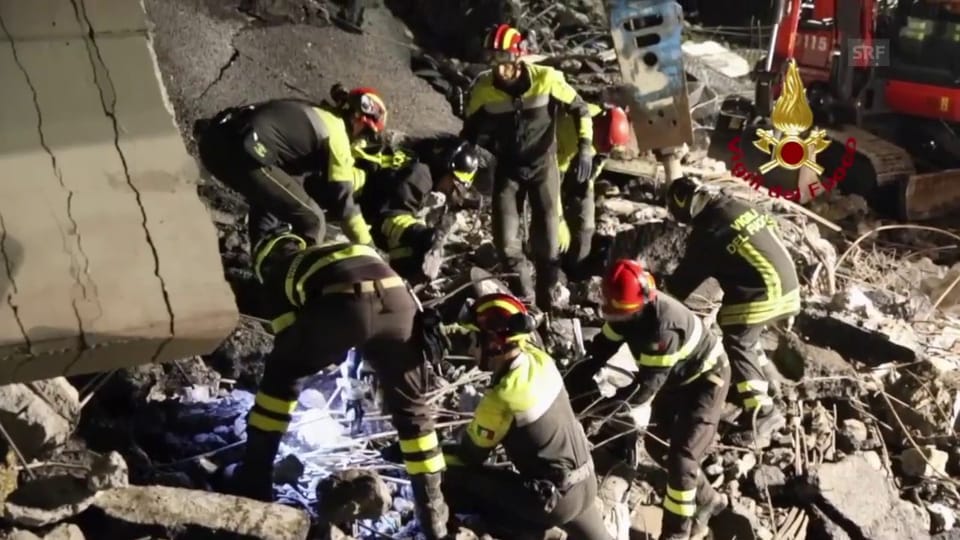 Feuerwehrmann Stefano Boragine: «Wir begannen, sie von Hand auszugraben»