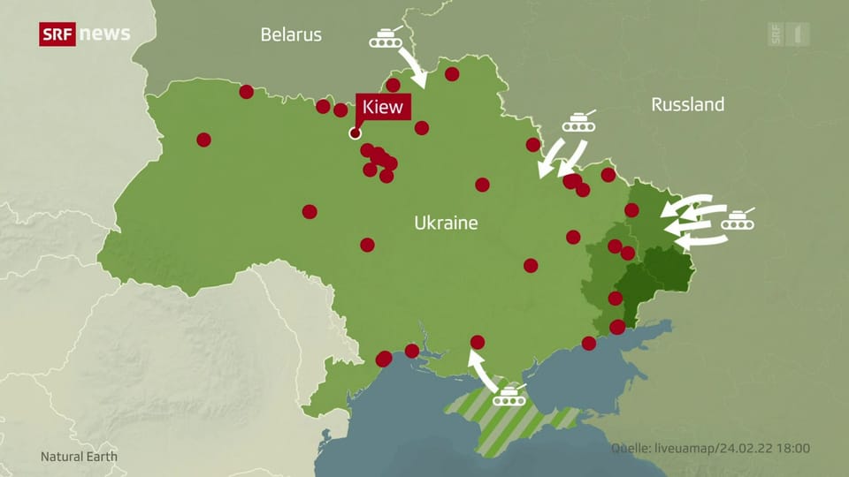 Aus dem Archiv: Ukraine: Angriffe aus allen Richtungen