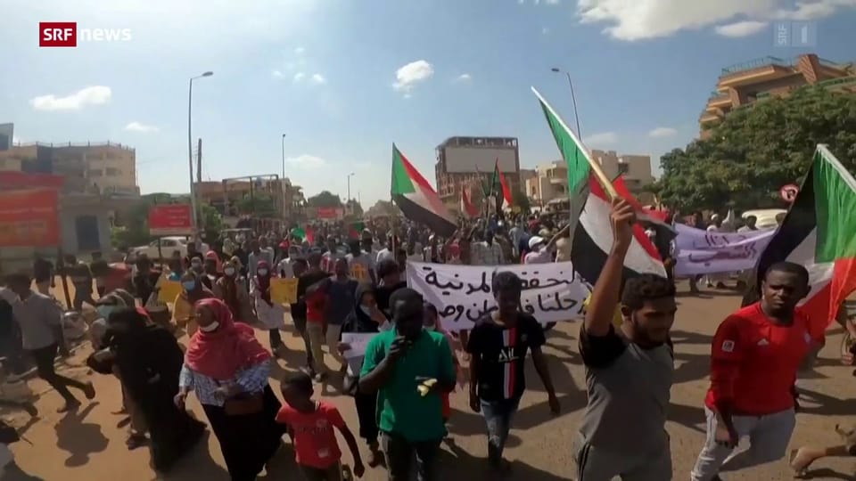 Hunderttausende protestieren gegen Militärputsch im Sudan