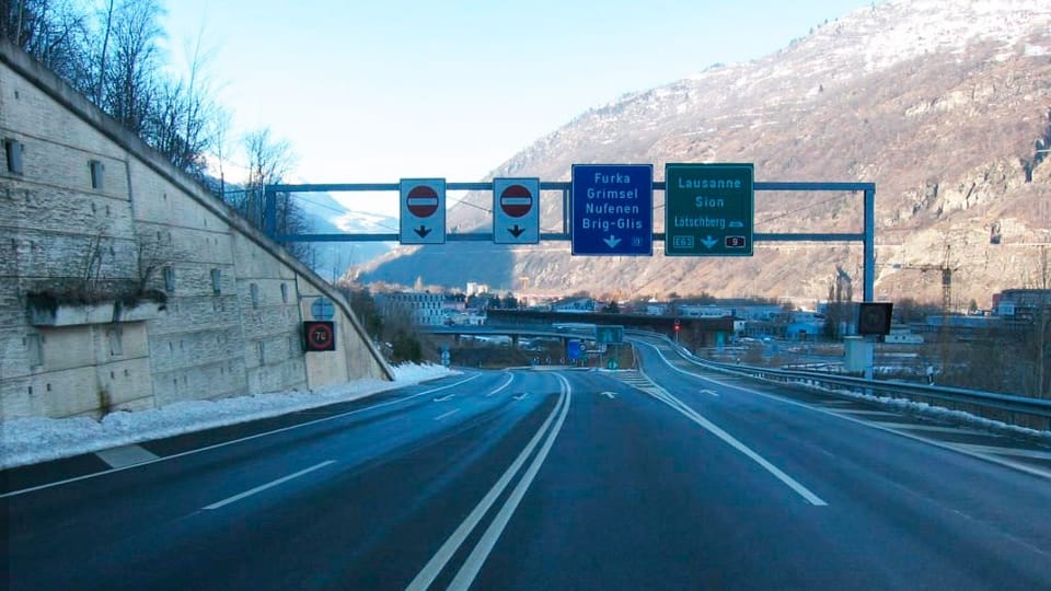 Warum sich das Walliser Kantonsparlament gegen höheres Tempo auf Autobahnen ausspricht.