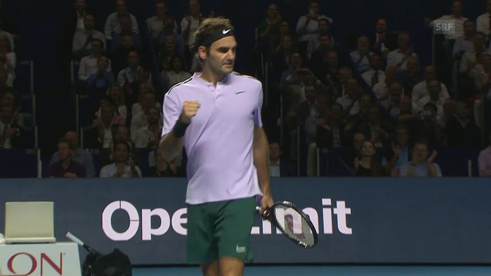 Live-Highlights bei Federer - Paire