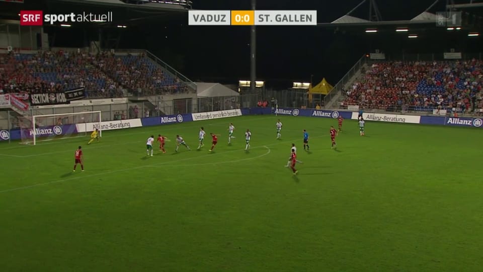Vaduz feiert 1. Saisonsieg gegen St. Gallen