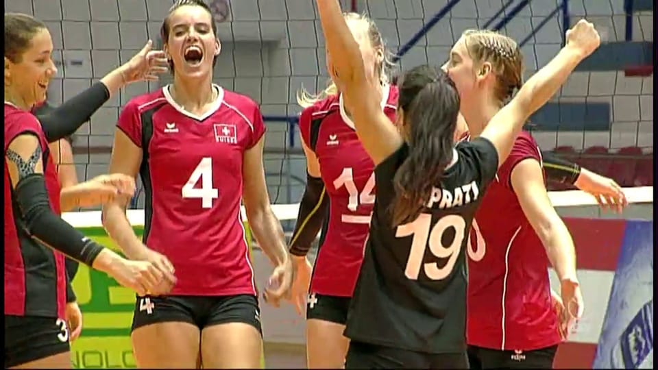 Die Schweizer Volleyballerinen siegen erneut gegen Albanien