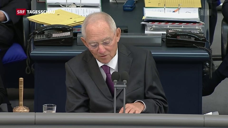 Schäuble ist neuer Bundestagspräsident