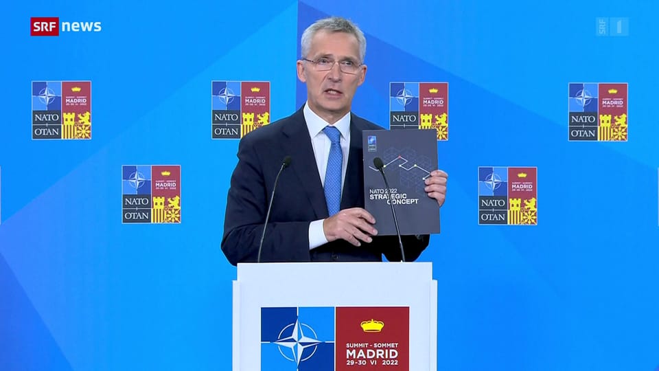 Generalsekretär Jens Stoltenberg stellt das neue strategische Konzept der Nato vor