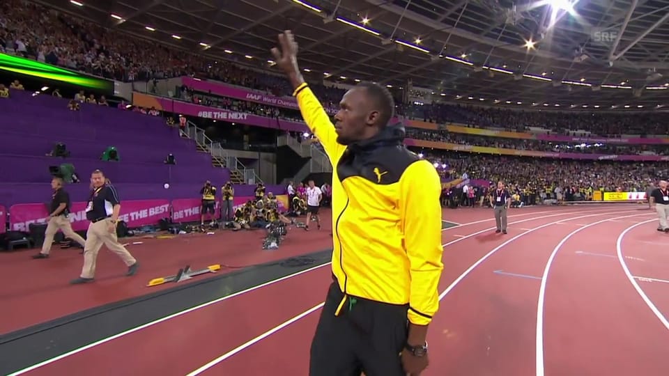 Bolt nimmt Abschied von der Leichtathletik-Bühne