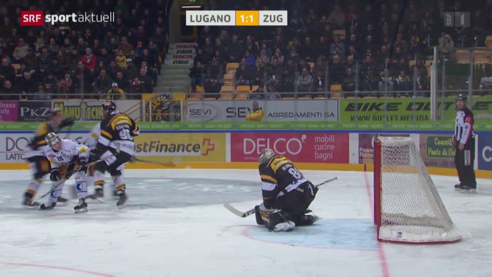 Eishockey: Lugano - Zug