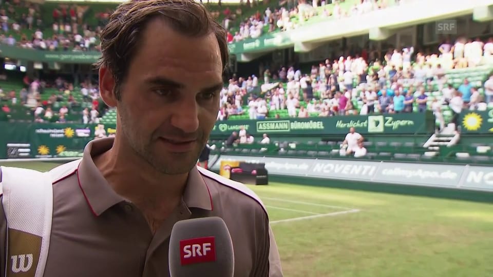 Federer: «Von der Grundlinie aus hapert es immer am Anfang»