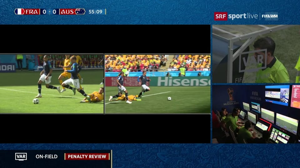 WM-Premiere: Penalty dank Videoschiedsrichter