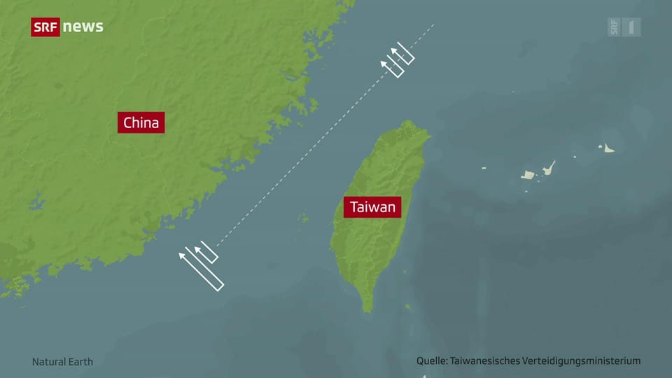 China simulescha attatga sin il Taiwan