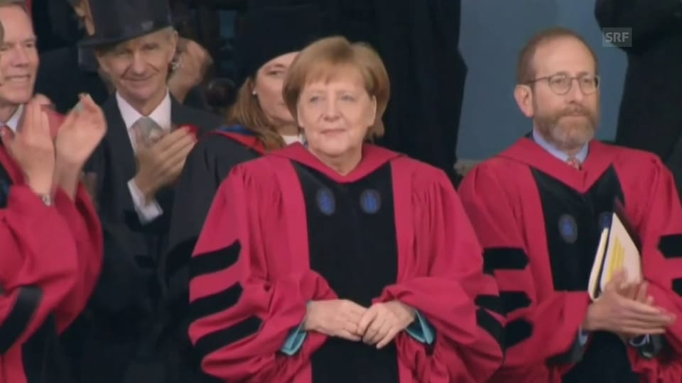 Merkel-Ansprache in Harvard (unkomm.)