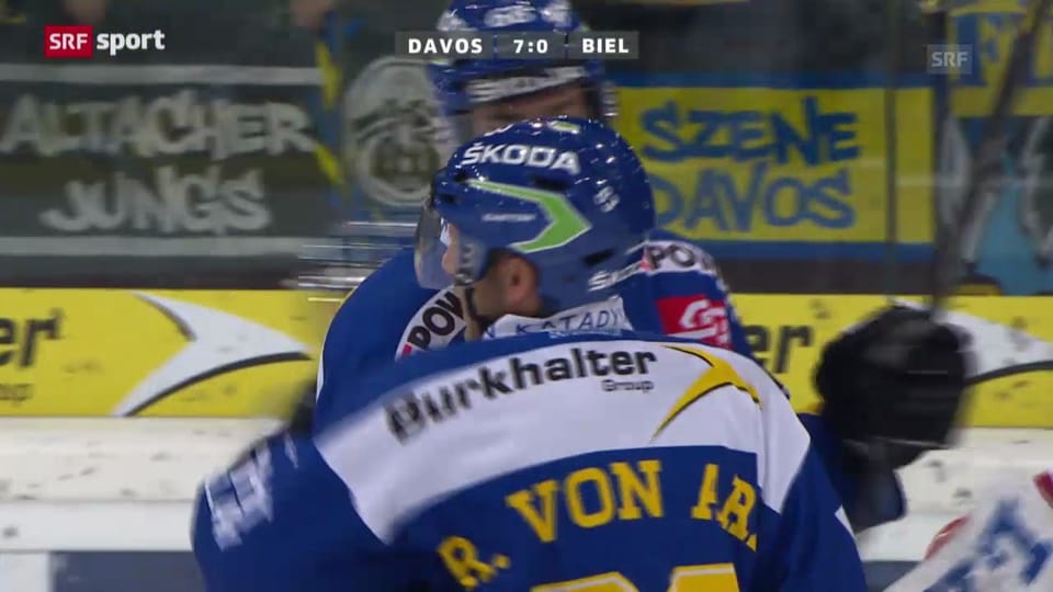 Eishockey: NLA, Davos - Biel