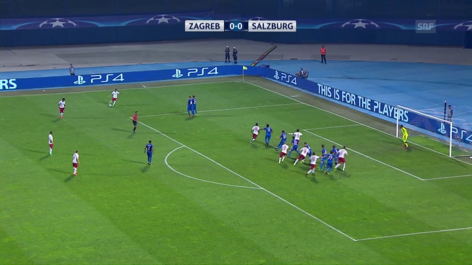Salzburg gelingt Auswärtstor gegen Zagreb