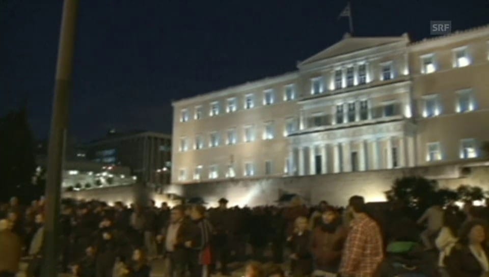 Demonstration in Athen