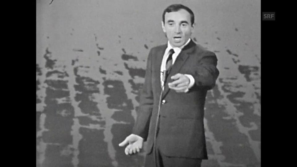 1964 sang Aznavour in Zürich auch seinen Hit «Formidable»