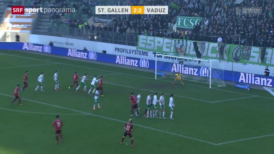 Matchbericht St. Gallen - Vaduz