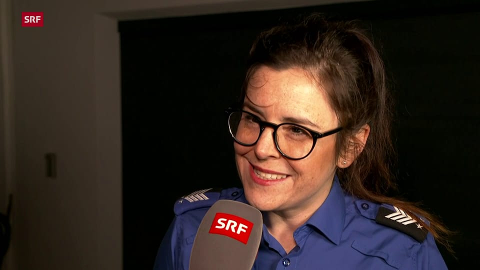 Corina Winkler (Kapo Aargau) zum Polizeieinsatz