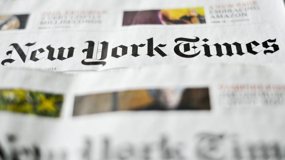 Die «New York Times» stellt ihre politischen Cartoons ein