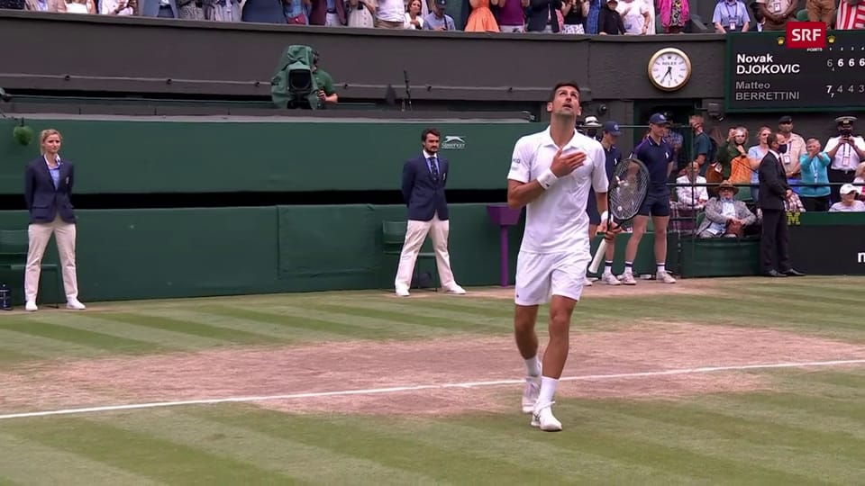 Archiv: Djokovic gewinnt Wimbledon 2021