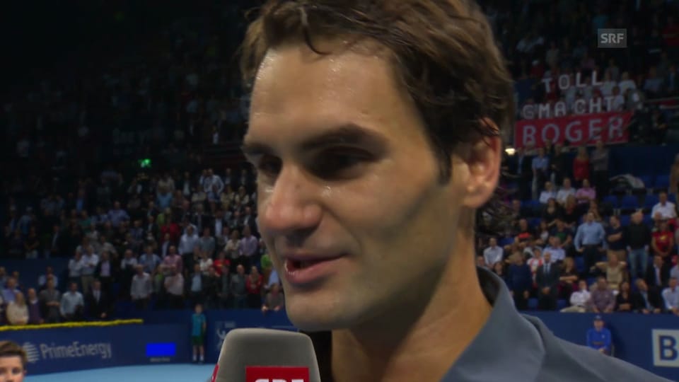 Platzinterview mit Roger Federer («sportlive»)