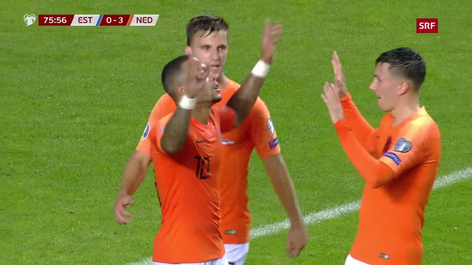 Klarer Sieg für die Niederlande gegen Estland