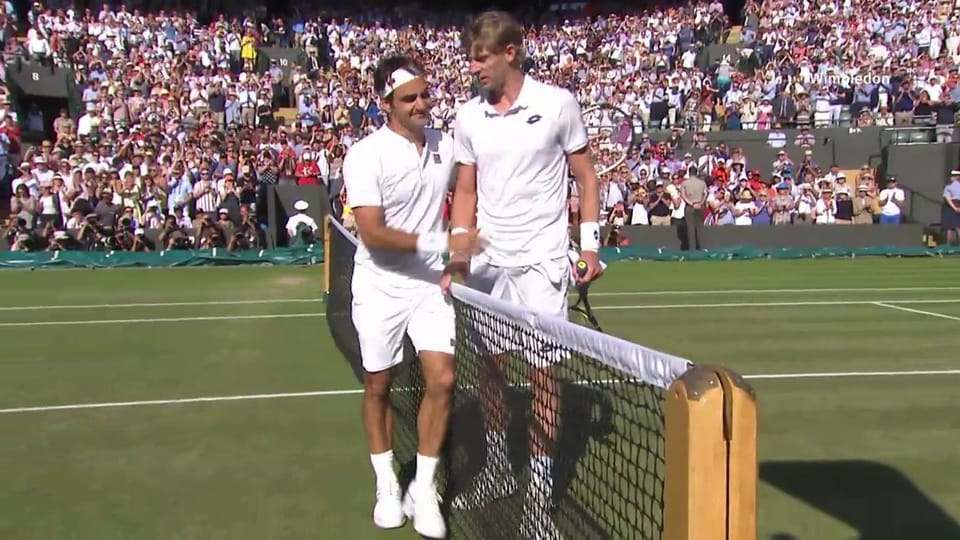 Federer - Anderson: Die Live-Highlights