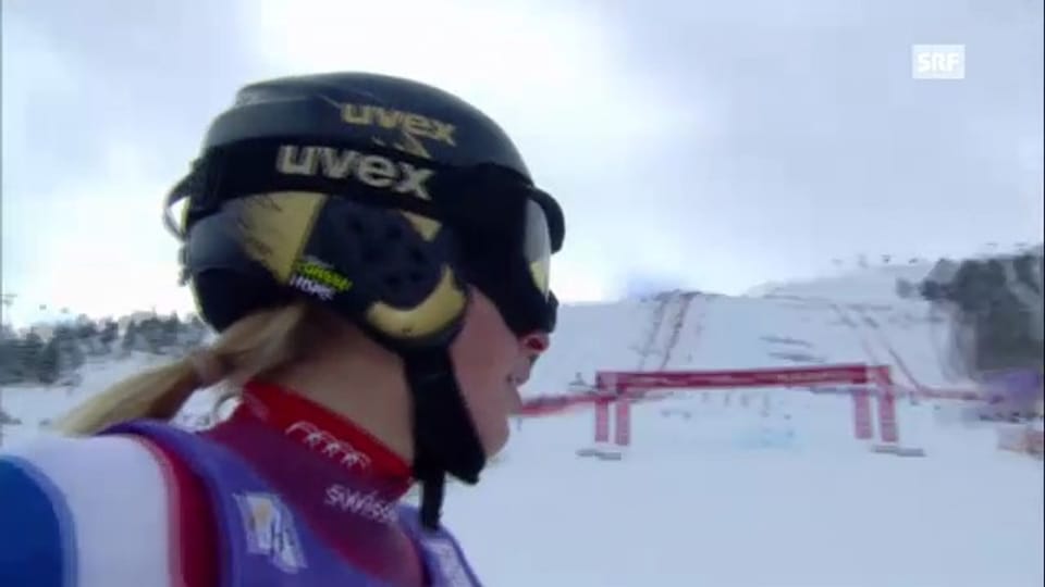 Ski alpin: 2. Lauf von Lara Gut in Courchevel