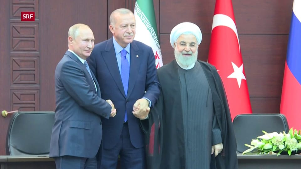 Shakehands zwischen Putin, Erdogan und Ruhani (unkomm.)