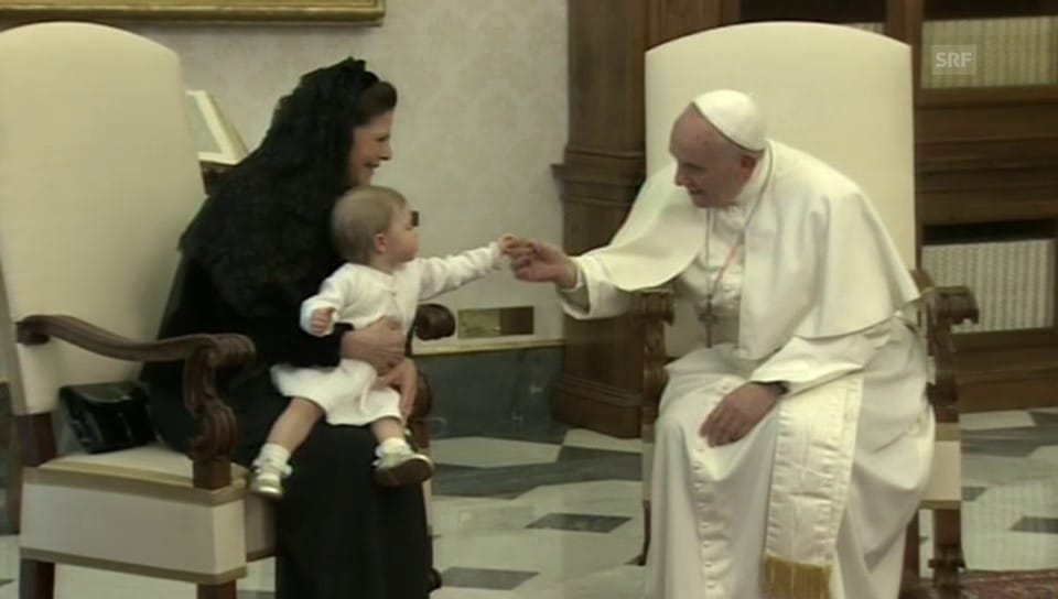 Prinzessin Leonore beim Papst (unkom. Video)