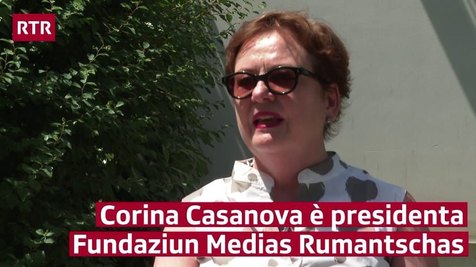 Corina Casanova: presidenta da la Fundaziun medias rumantschas (FMR)