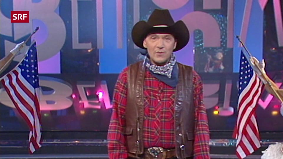 Beni Thurheer und das Cowboy-Outfit