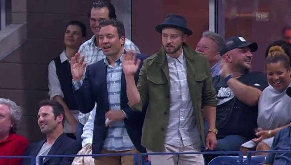 Timberlake und Fallon tanzen vor Federer
