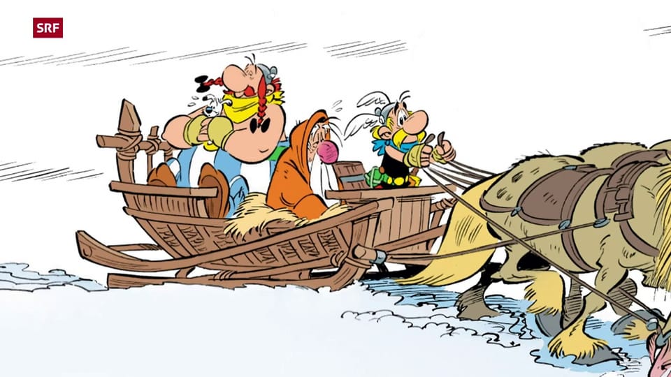 Animierten Buchtrailer «Asterix und der Greif»