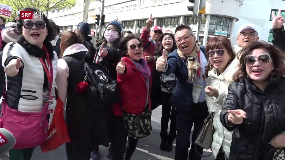 4000 Chinesen besuchen Luzern an einem Tag