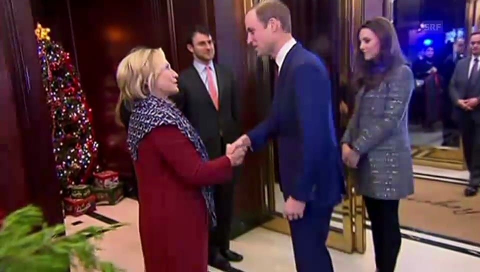 Kate und William zu Besuch bei Hillary Clinton