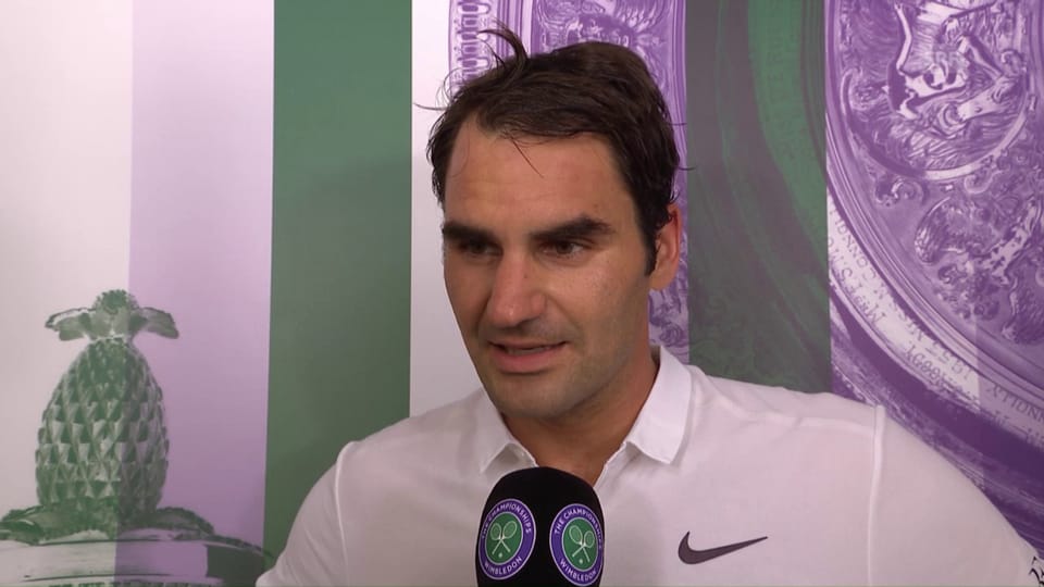  Federer: «Immer schön, hier gegen Briten zu spielen» (englisch)