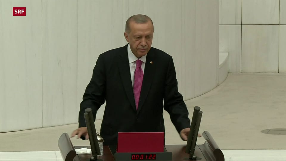 Erdogan zu neuer Amtszeit vereidigt