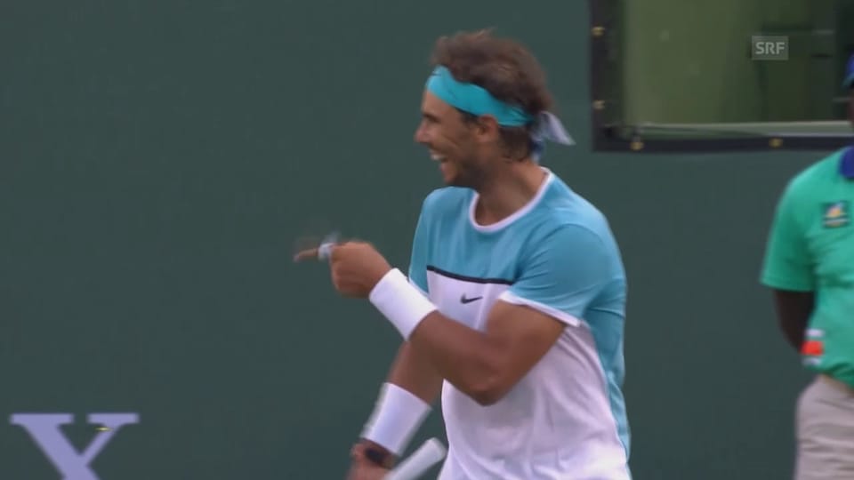 Nadal schrammt gegen Zverev am Out vorbei