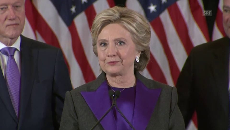 Clinton dankt den amerikanischen Frauen